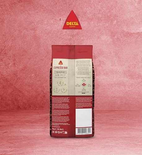 Detalle 2 de Delta Cafés Expresso Bar – Café en grains 1 kg, Intensité 10