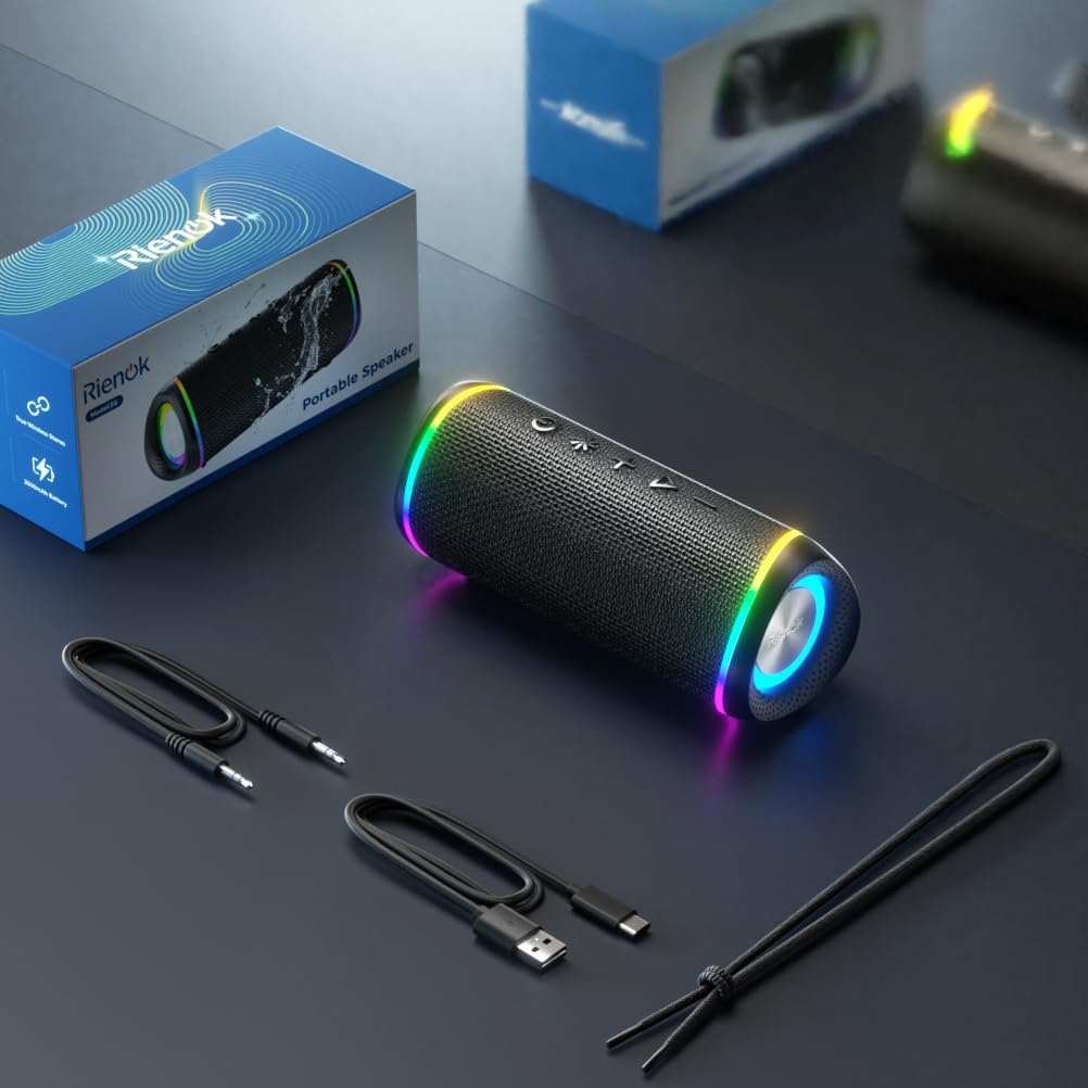 Thumbnail 5 de RIENOK 30W Bluetooth portable waterproof speaker