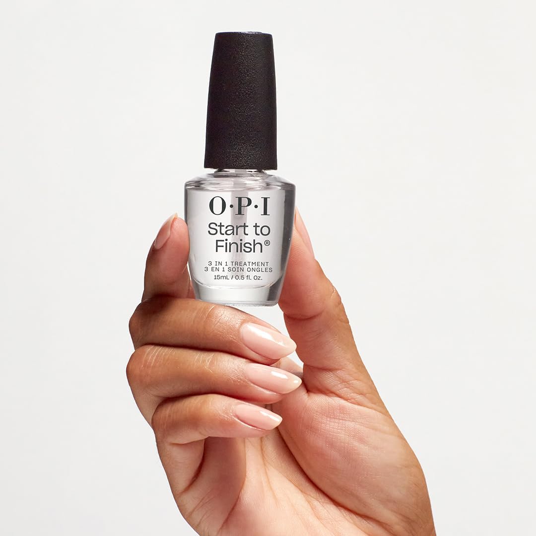 Thumbnail 1 de OPI Start to Finish 3-en-1 Base Coat, Top Coat & Durcisseur – 15 ml