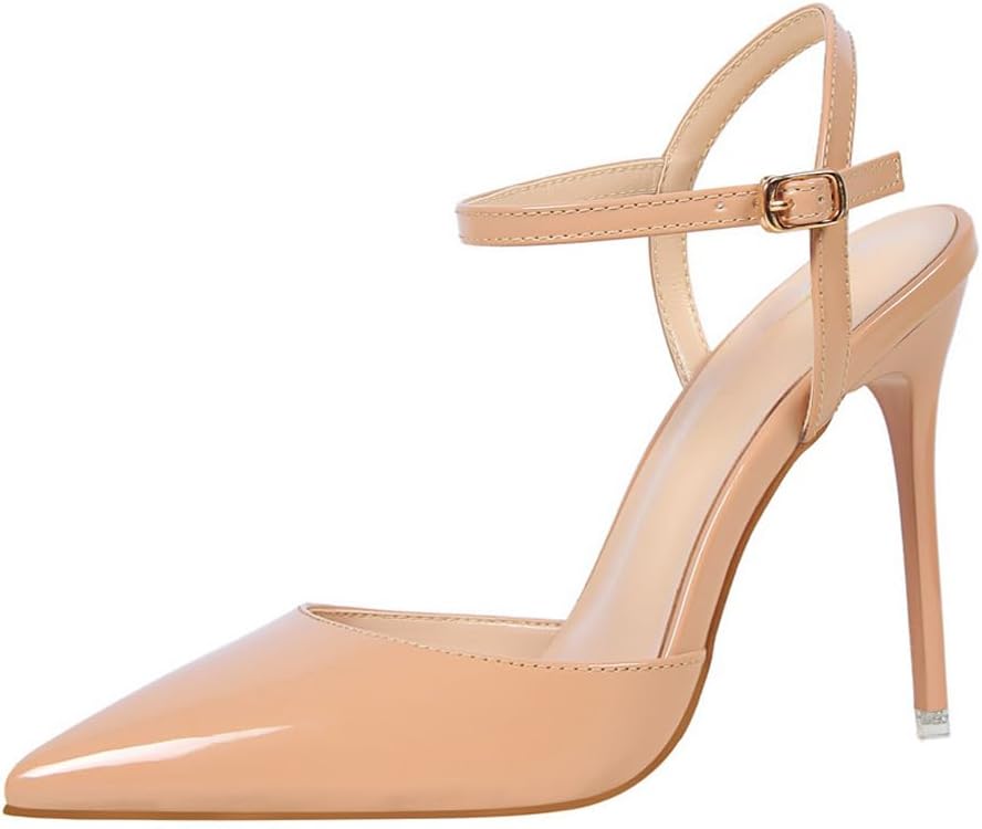 Detalle de ODWTMRK Womens Fashion Sandals Closed Toe Stiletto Heels ðŸ‘