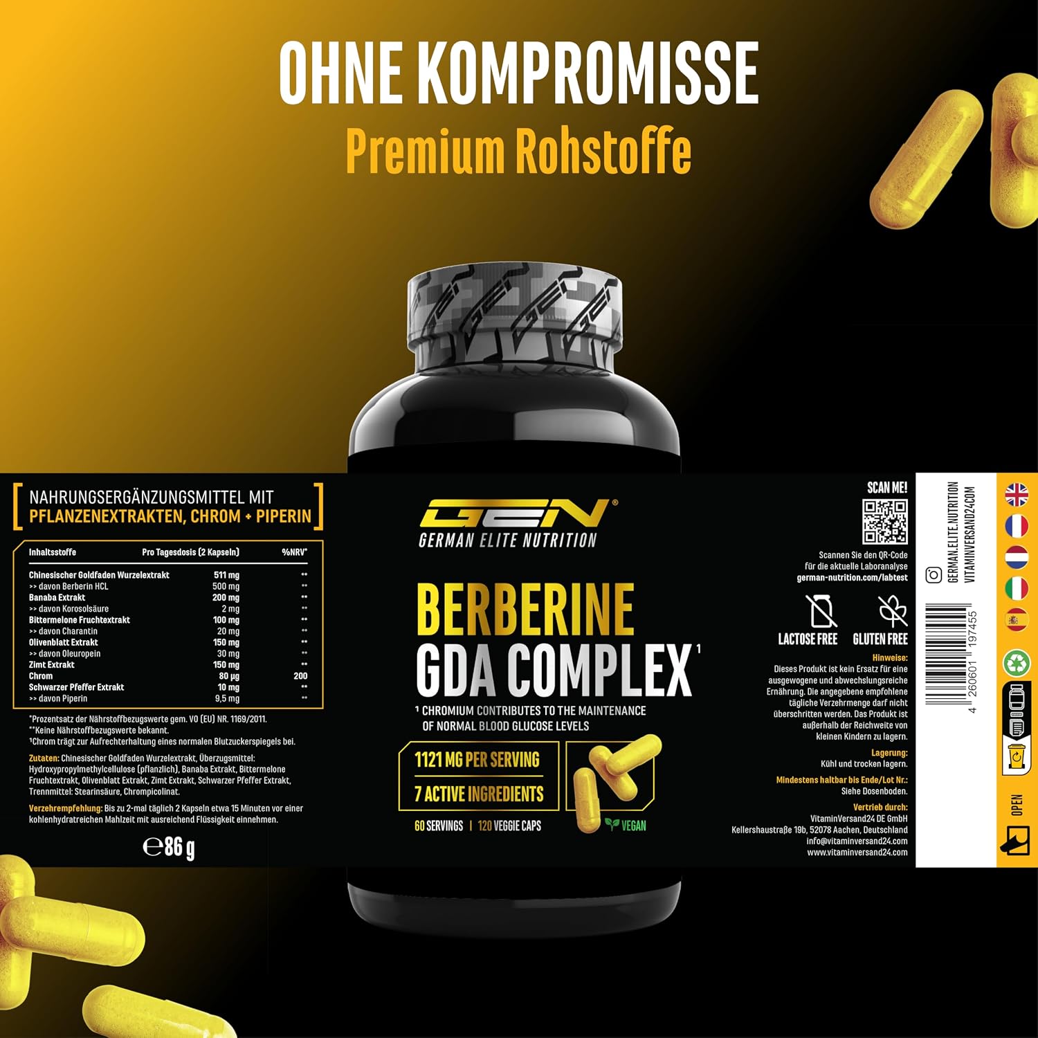 Thumbnail 5 de Berberin HCL Komplex 1121 mg