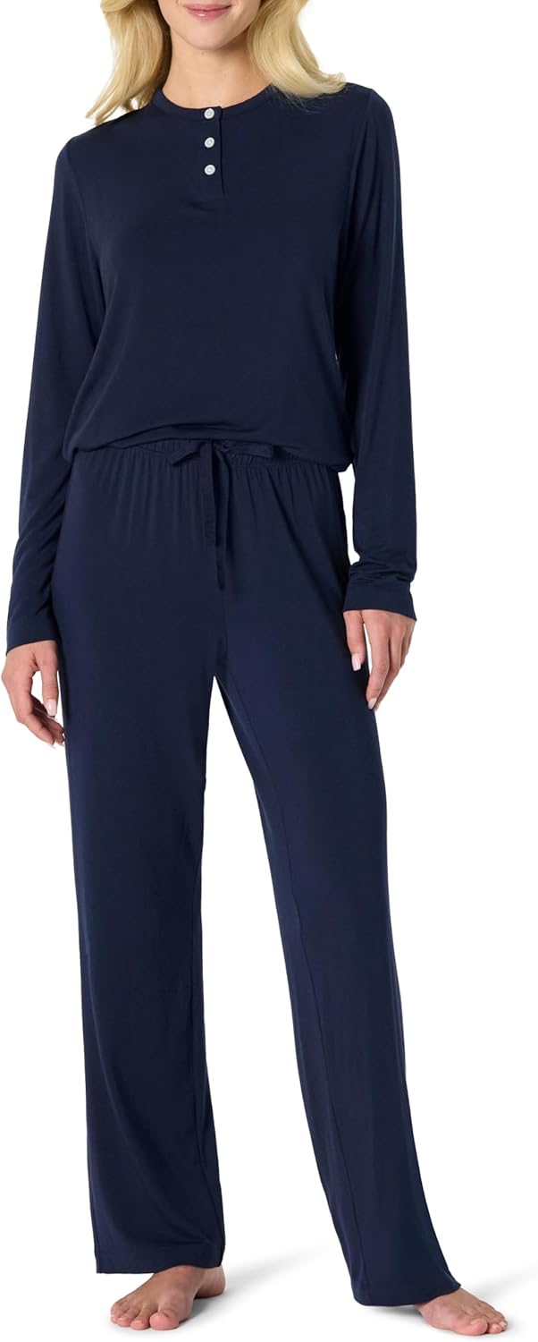 Thumbnail 6 de Amazon Essentials x Sofia Grainge Women’s Long Sleeve Henley Pyjama Set