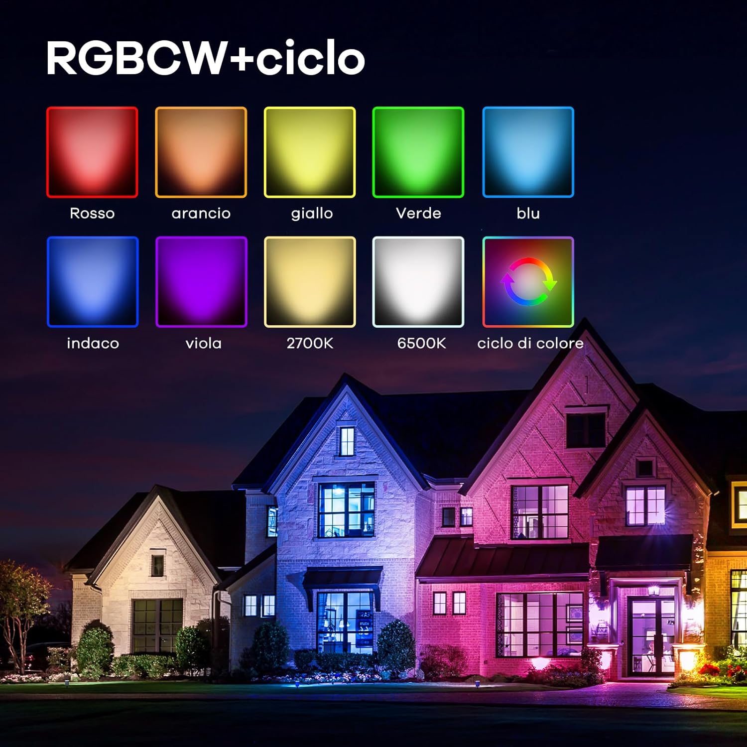 Detalle 2 de Linkind StarRay 800LM Luci Solari RGB per Giardino