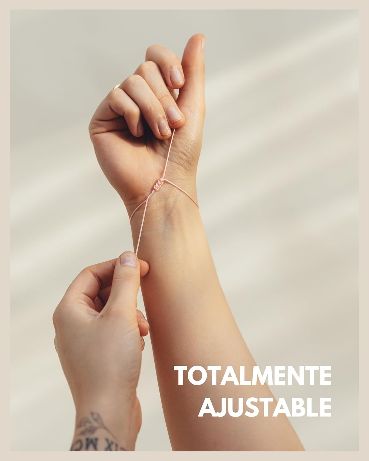 Detalle 2 de GD GOOD.designs Pulsera amistad ajustable 0-24 cm