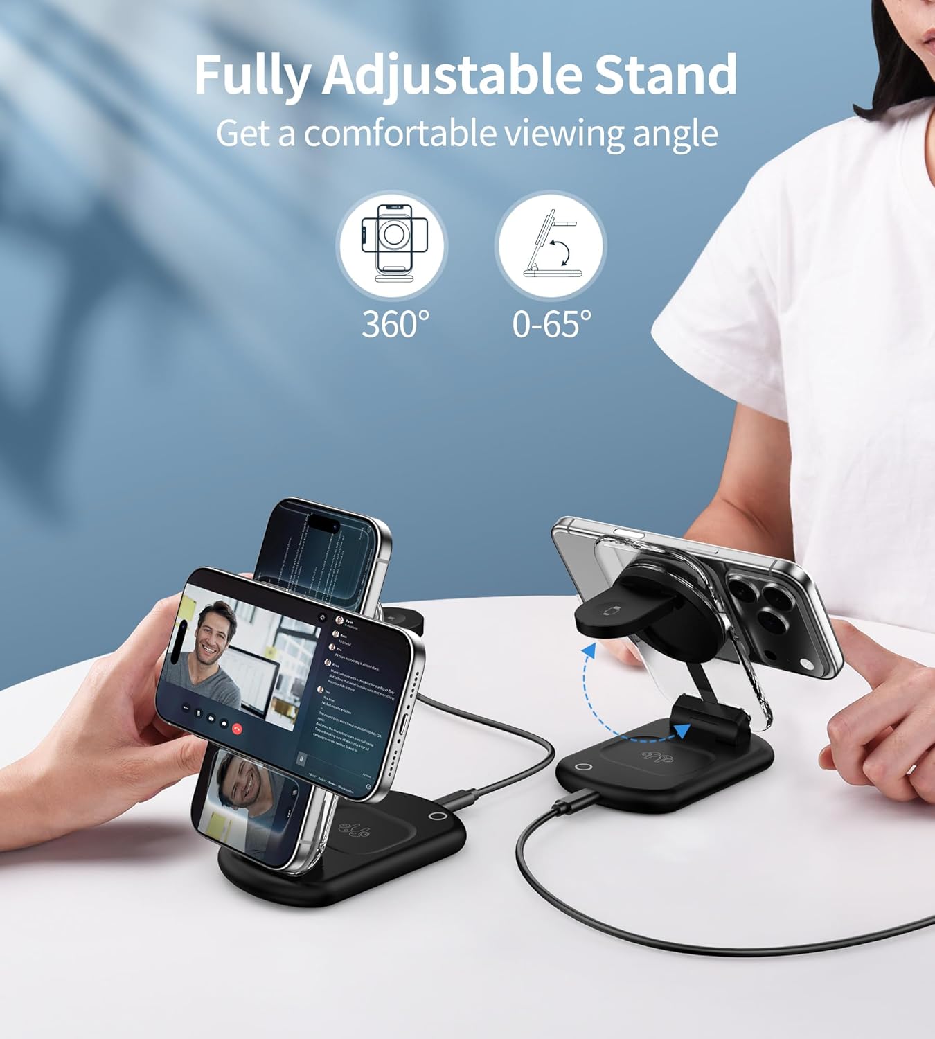 Thumbnail 6 de Apple MagSafe 3-in-1 Wireless Charger Stand for iPhone
