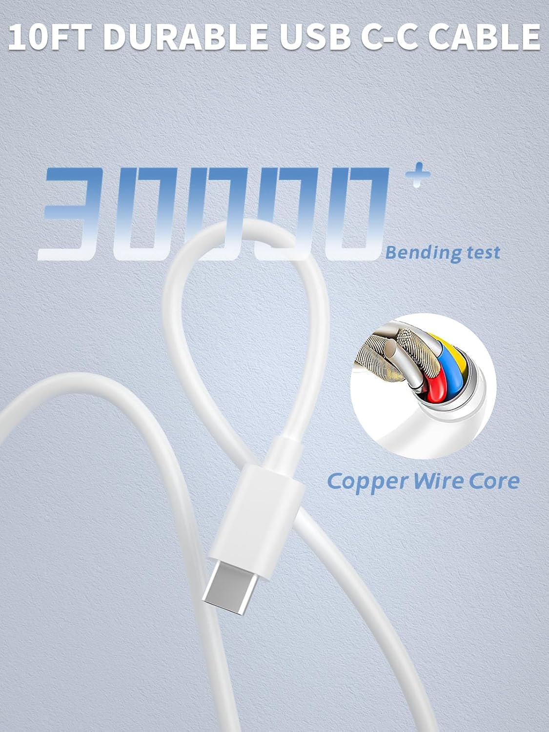 Detalle 2 de 30W USB-C Charger with 10-Foot Cable