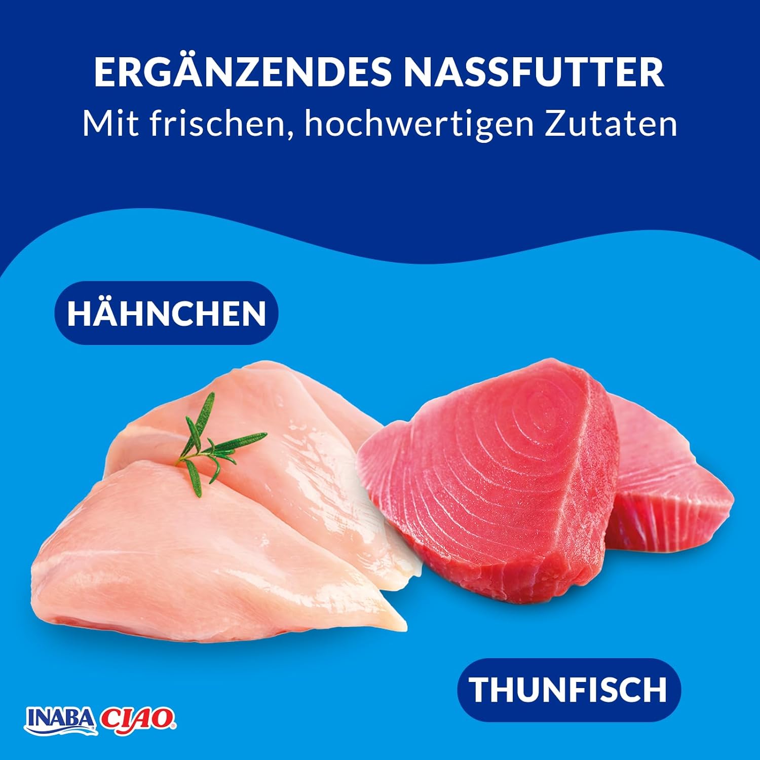 Thumbnail 2 de INABA Ciao Broth Nassfutter für Katzen – getreide- & zuckerfrei, mit 15% Hühnerfleisch und 15% Thunfisch (40 g, 12er Pack)