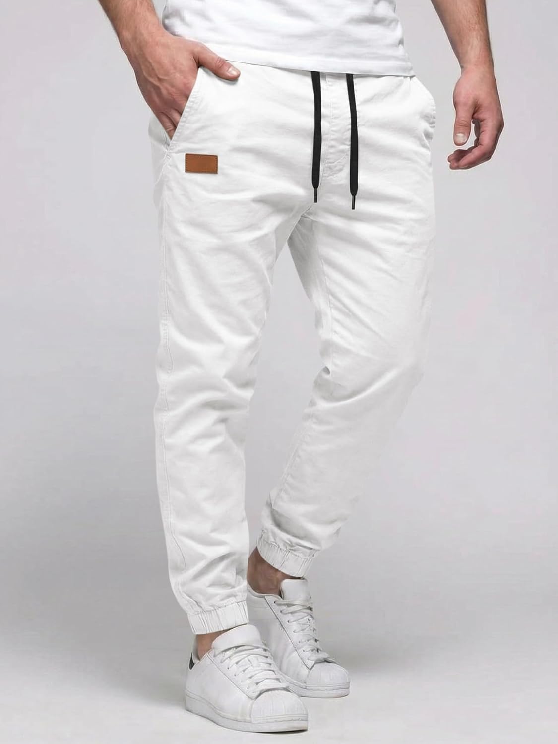 Thumbnail 6 de JMIERR Chino Cargo Jogginghose Herren 94% Baumwolle