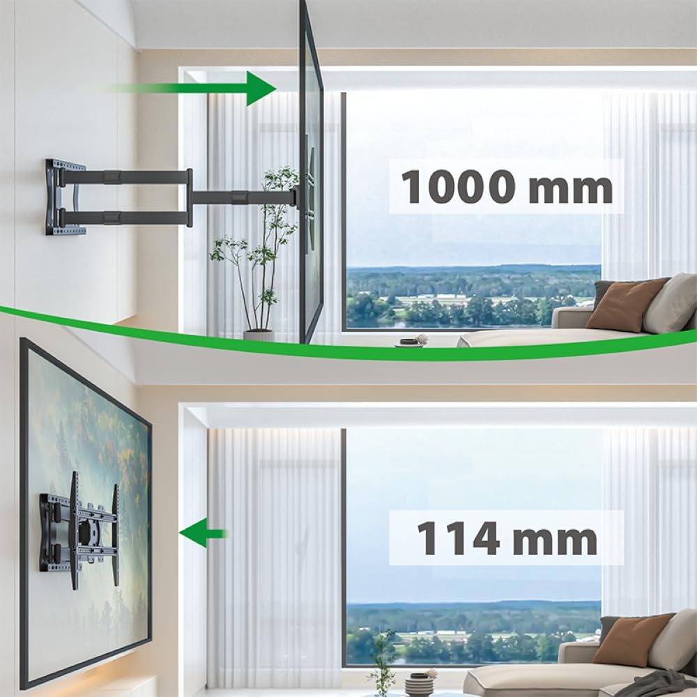 Detalle de XTRARM TiTon 100 cm supporto TV a parete