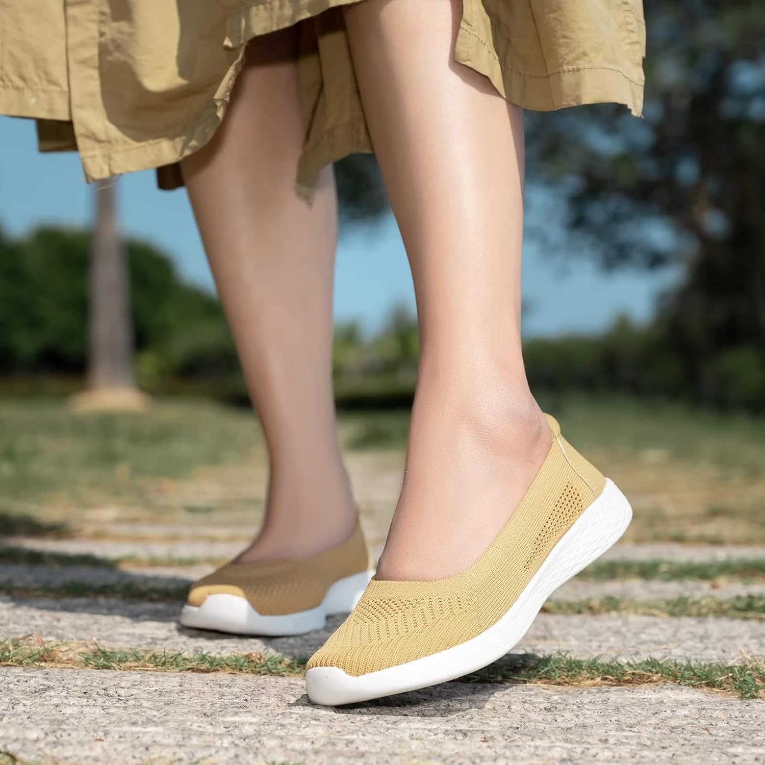 Thumbnail 2 de TIOSEBON Womens Slip On Loafers: Breathable, Low-Top Comfort for Everyday Use