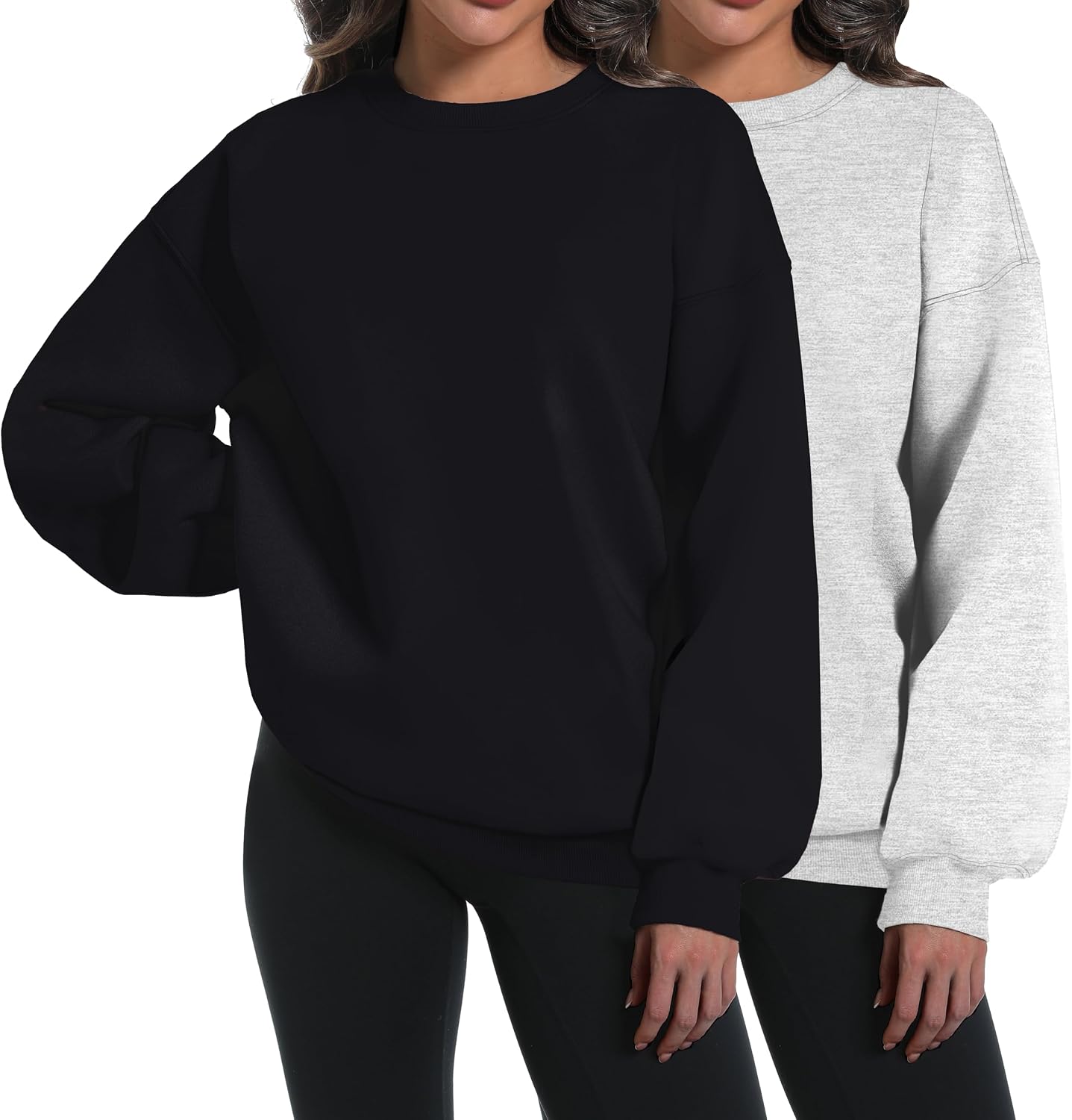 Thumbnail 4 de XFIFM 2-Pack Oversized Women's Sweatshirt hoodies
