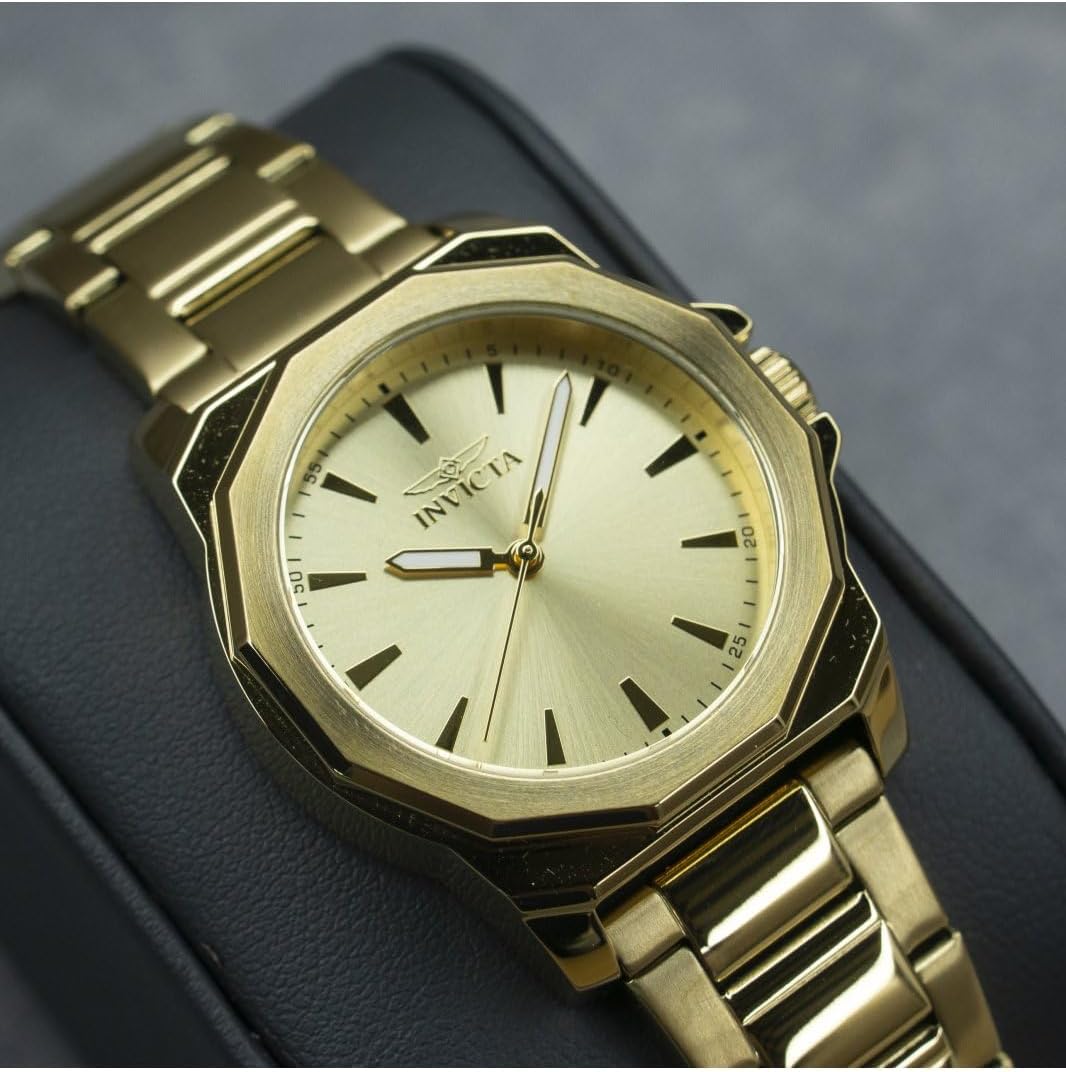 Thumbnail 2 de Invicta Speedway Femme – Montre Quartz 34 mm en Acier Inoxydable, cadran doré