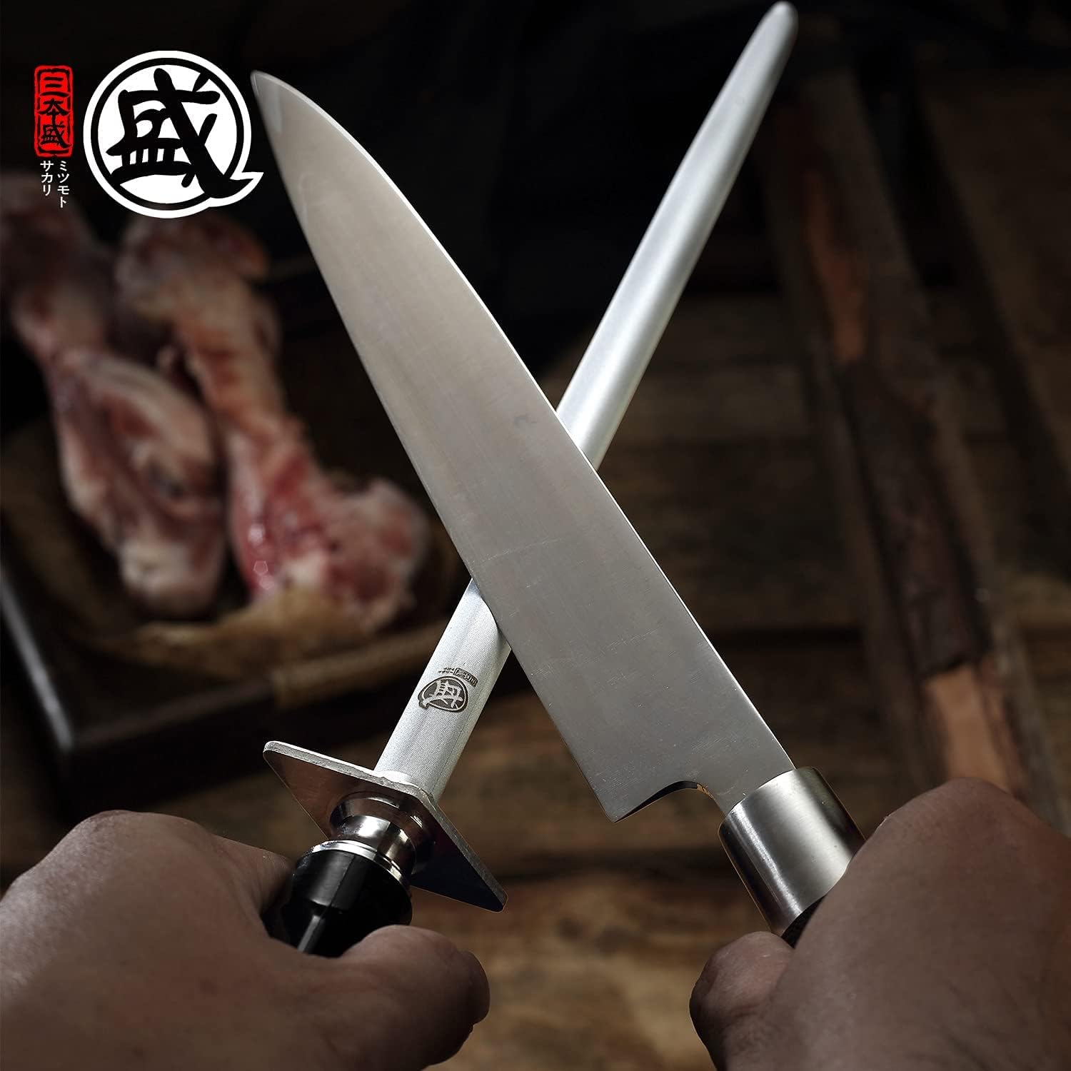 Thumbnail 3 de MITSUMOTO SAKARI Afilador Cuchillos Profesional 🗡️ 44 cm