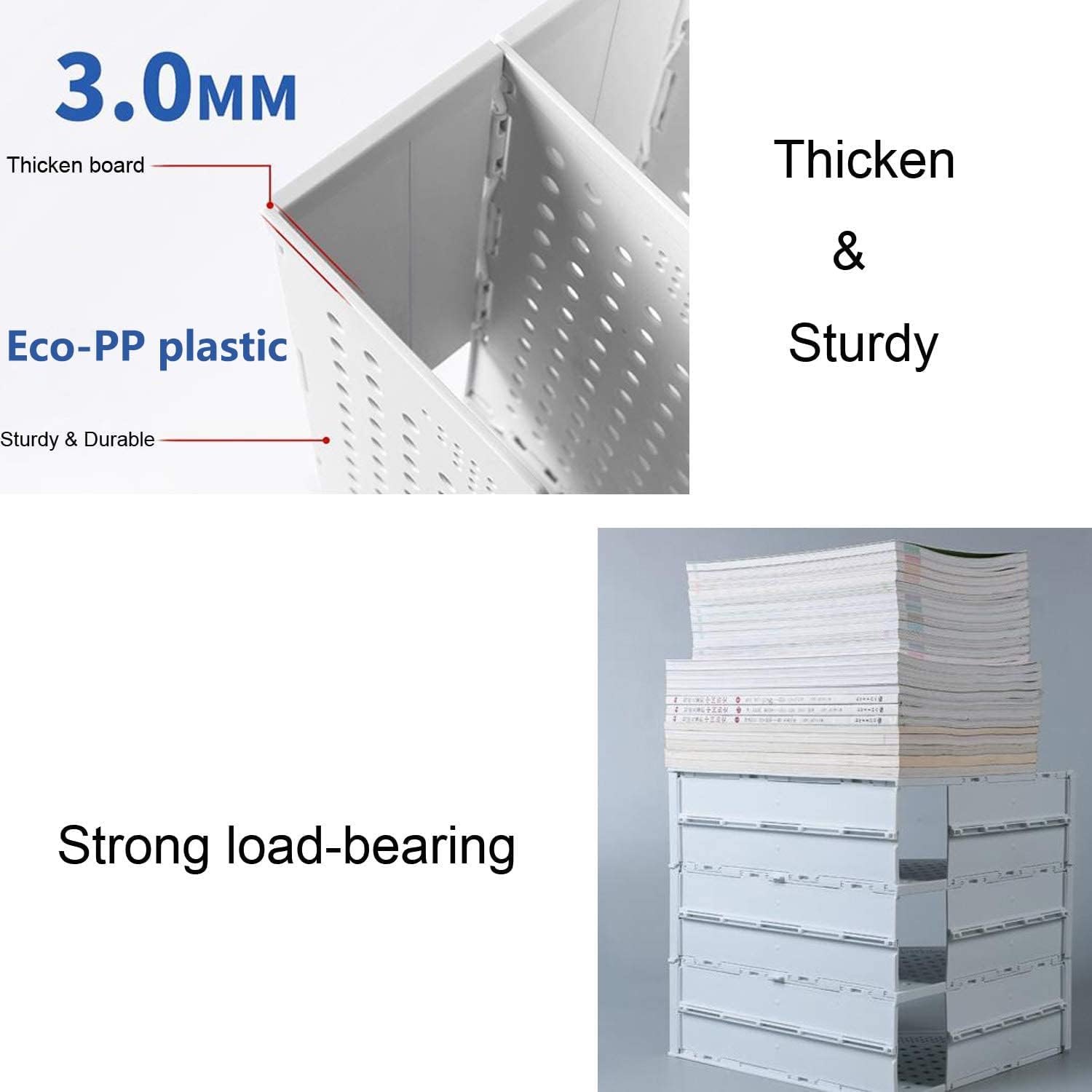 Thumbnail 5 de Sivelike A4 File Holder Folding Shelf