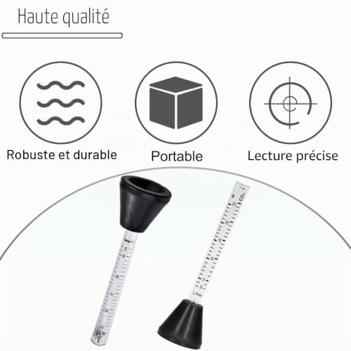 Detalle de EATBALE Débitmètre gaz Argon CO2 pour torches TIG/MIG – 0–25 L/min (paire)
