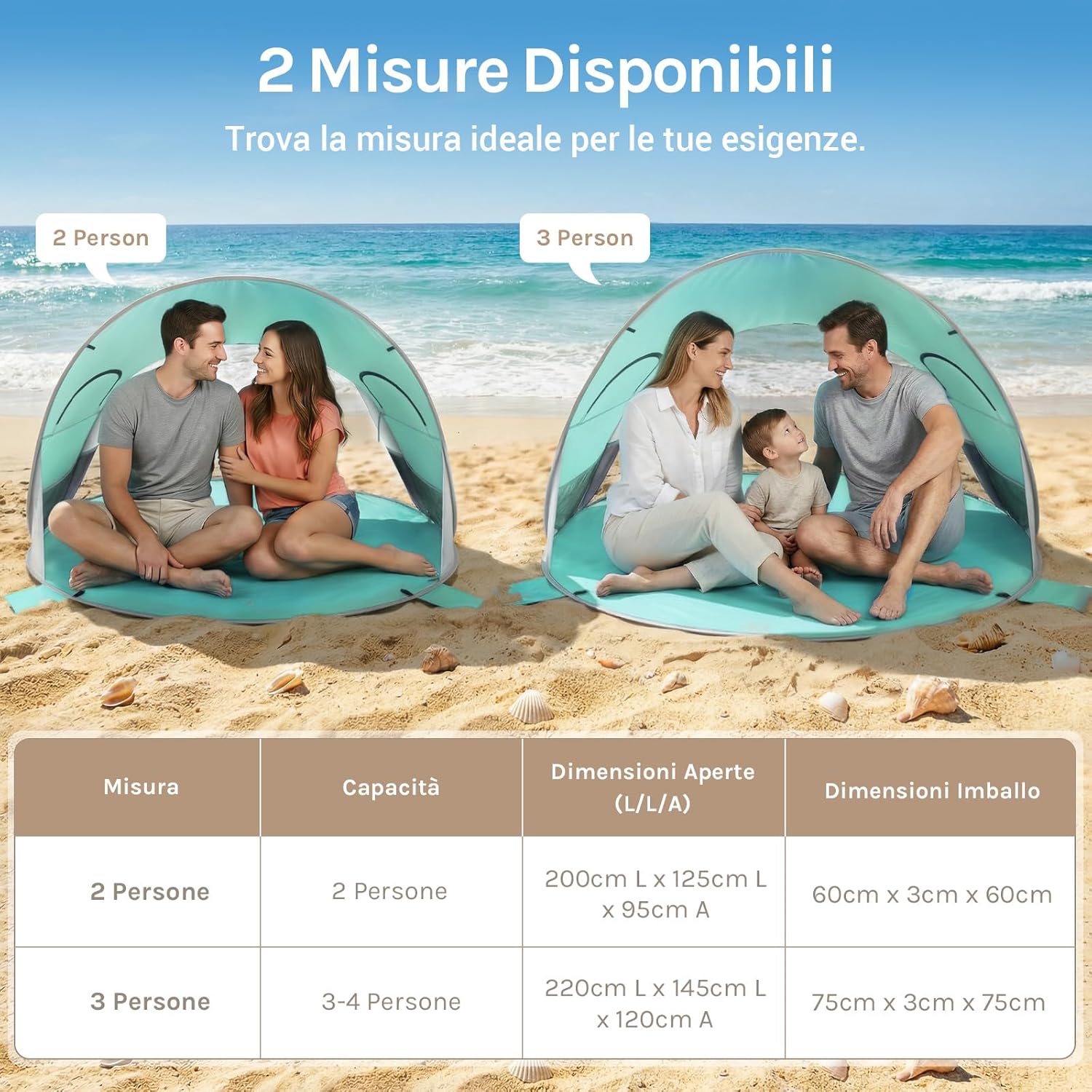 Thumbnail 1 de Wolfwise tenda pop up UPF 50+ 1,9 kg