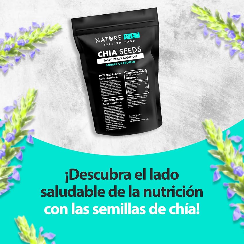 Thumbnail 6 de Nature Diet Semillas de chía 2x1000 g 🥗