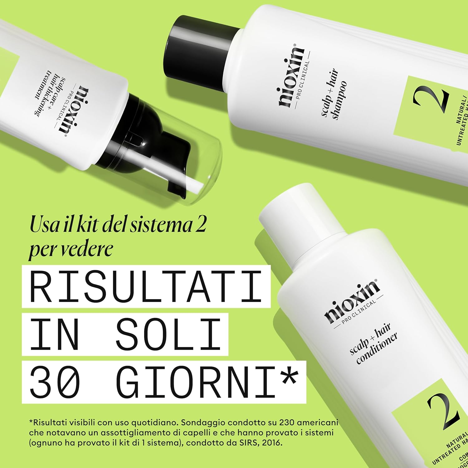 Thumbnail 2 de Nioxin Scalp + Hair Thickening Sistema 2: shampoo, balsamo e trattamento per cuoio capelluto