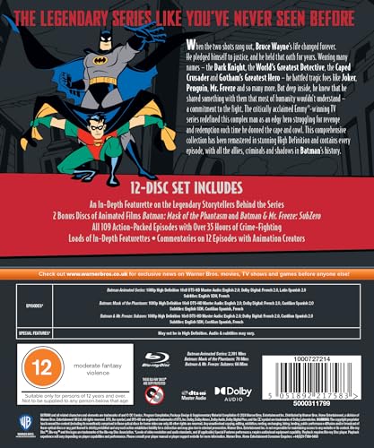 Detalle 1 de Batman: The Complete Animated Series (1992) on Blu-ray – Warner Bros