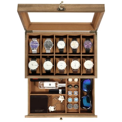Detalle de Uten Caja de Relojes 10 compartimentos