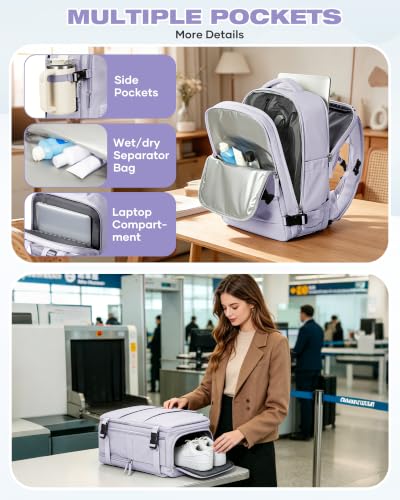 Thumbnail 8 de SZLX Mochila al Vacío con Bomba para Cabina 40x30x20 cm. Ideal para Ryanair, EasyJet y más