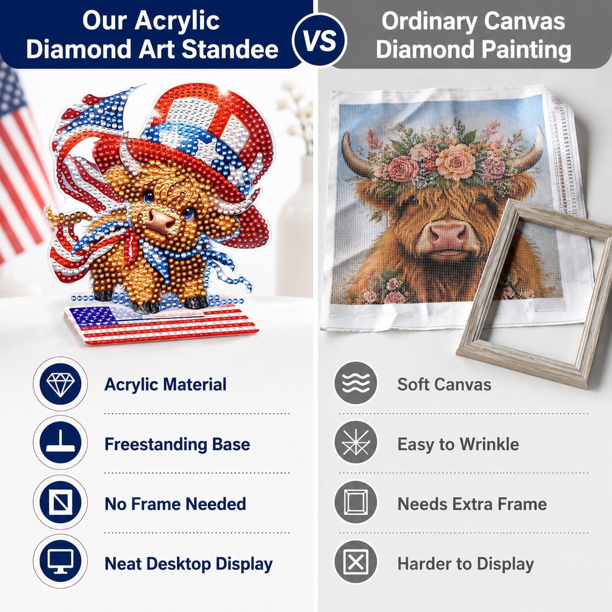Thumbnail 2 de Tabletop Diamond Art Kit, 4-Pack