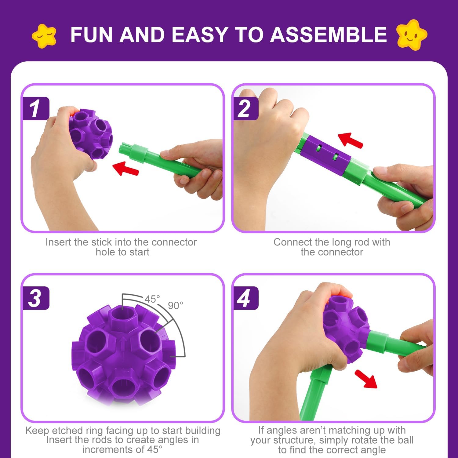 Thumbnail 2 de SpringFlower 100 PCS Glow in The Dark Fort Building Kit