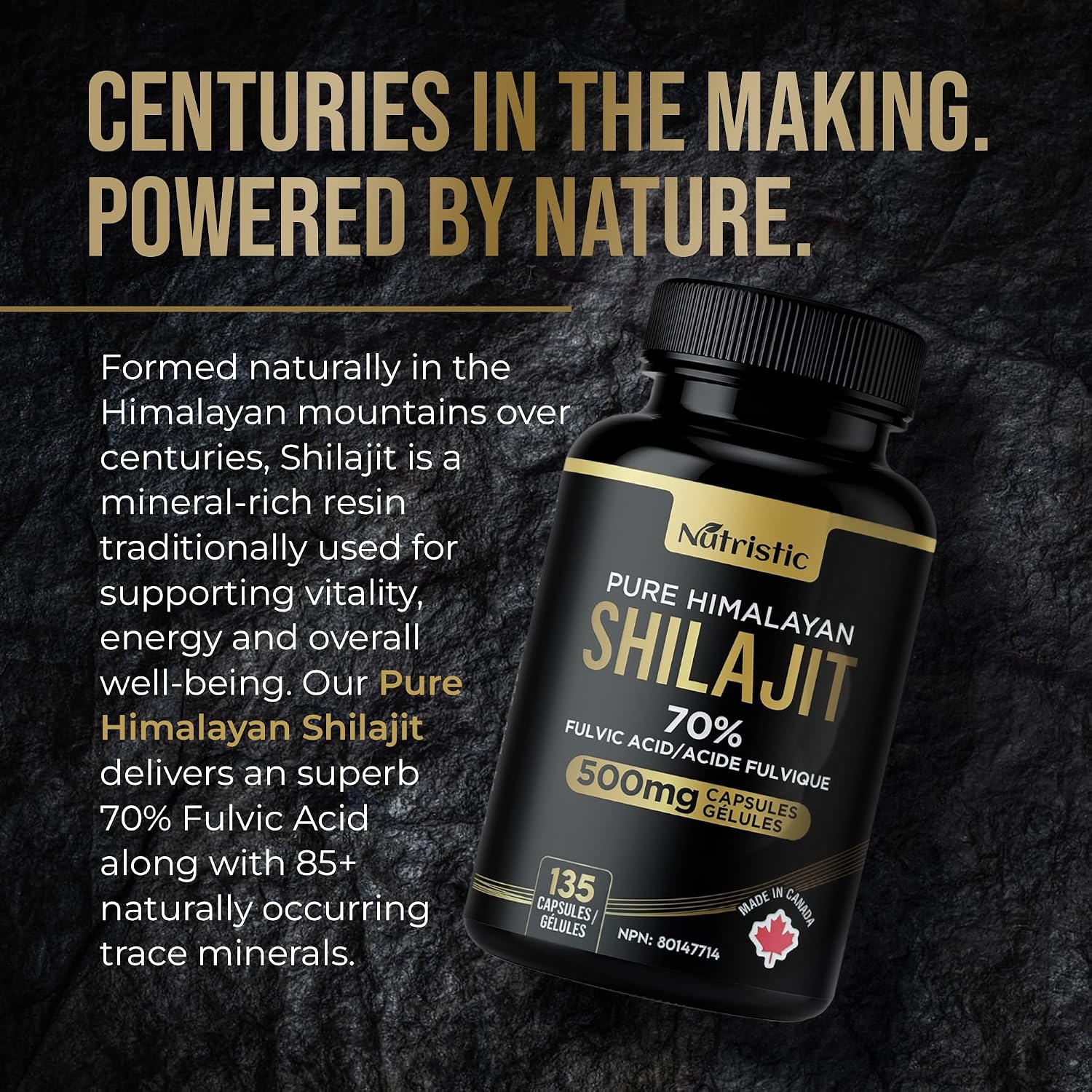 Thumbnail 2 de Nutristic Shilajit Capsules 500 mg
