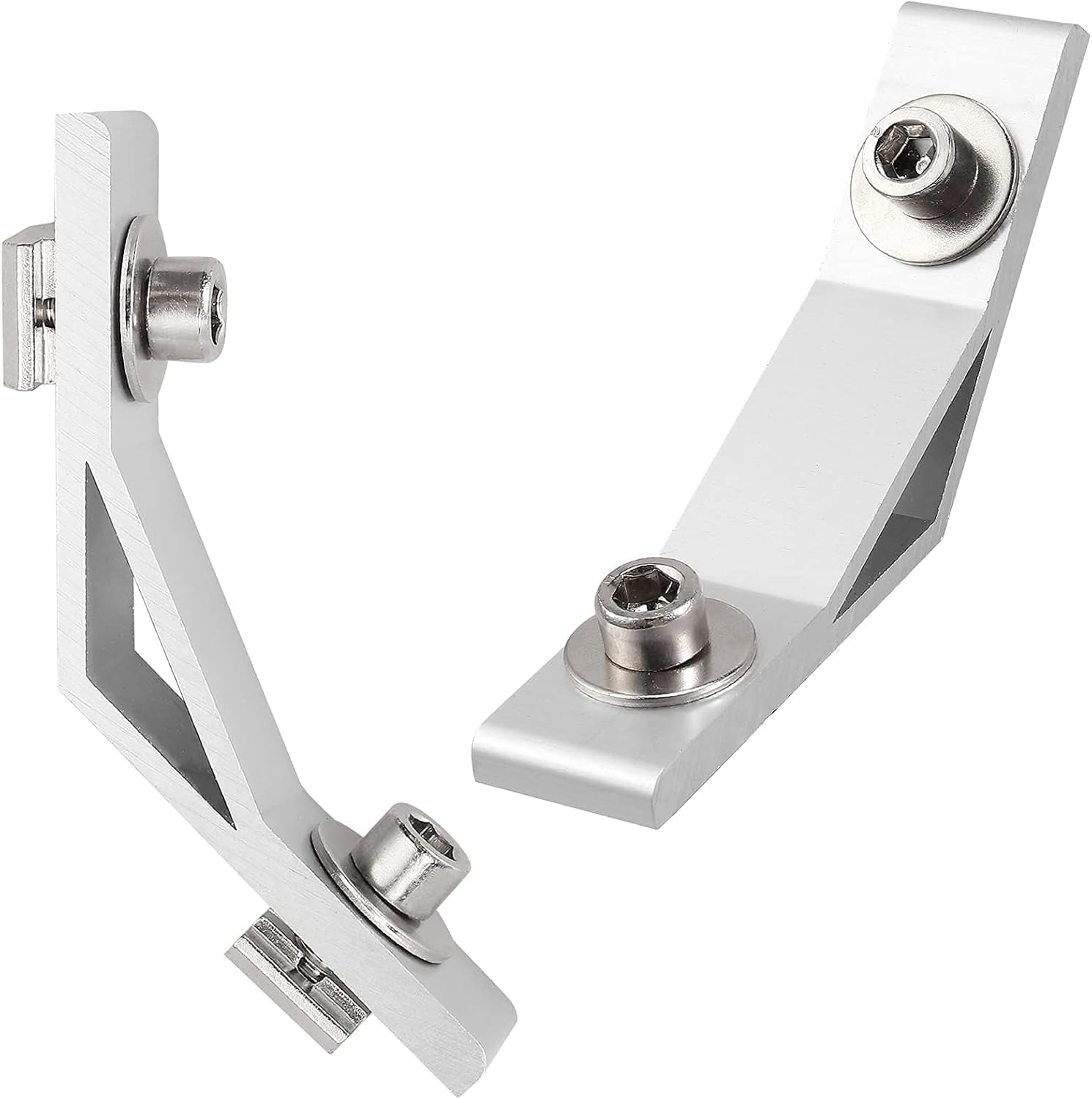 Thumbnail 2 de EYPINS 10x Winkelverbinder Metallwinkel 135° für Aluprofil 30x30 inkl. M8 Schrauben