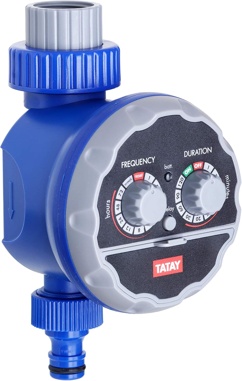 Detalle de TATAY Timer Irrigazione Manuale: timer a goccia fino a 2 ore, 1" e 3/4" — senza batterie