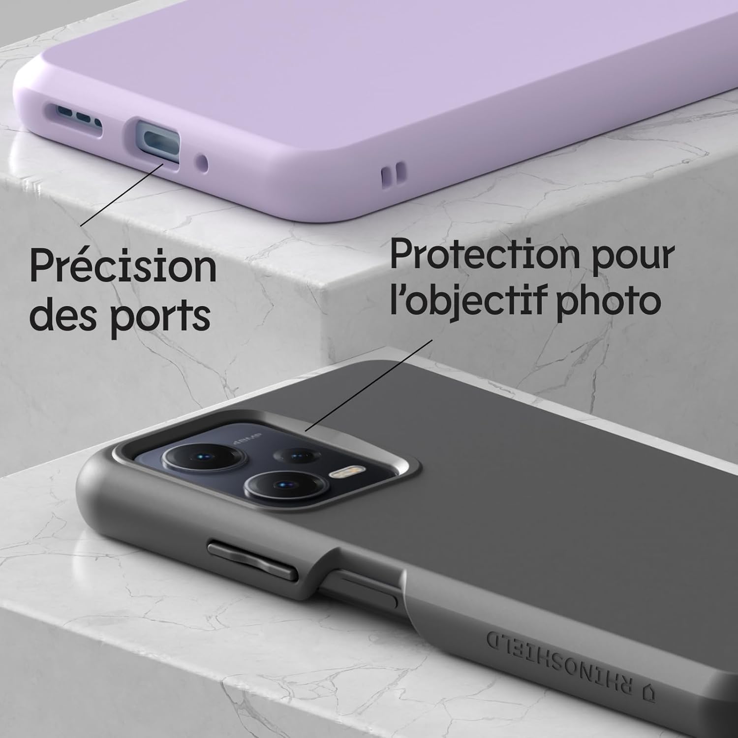 Thumbnail 3 de RhinoShield SolidSuit pour Xiaomi Redmi Note 12 5G (Global) – coque mate noire anti-chocs