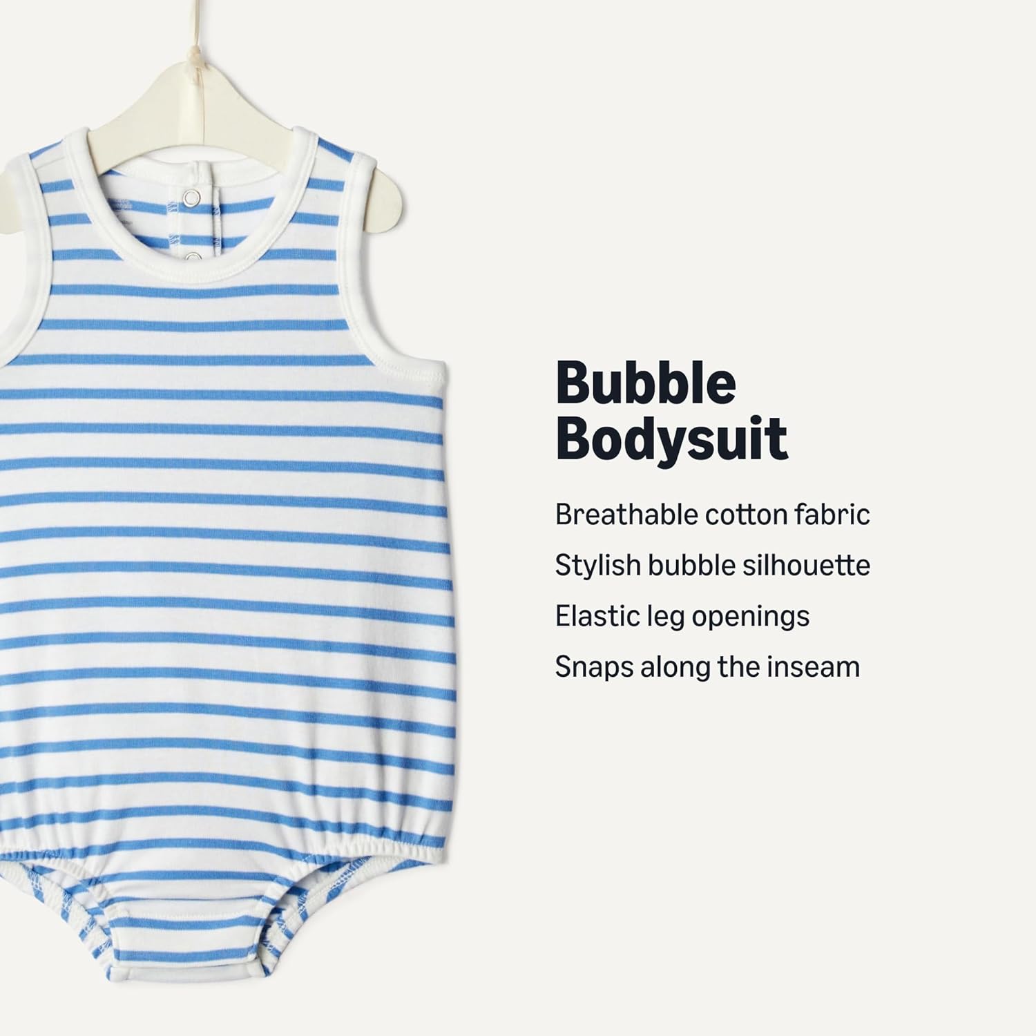 Detalle de Amazon Essentials x Sofia Grainge Unisex Babies' Cotton Bubble Bodysuit