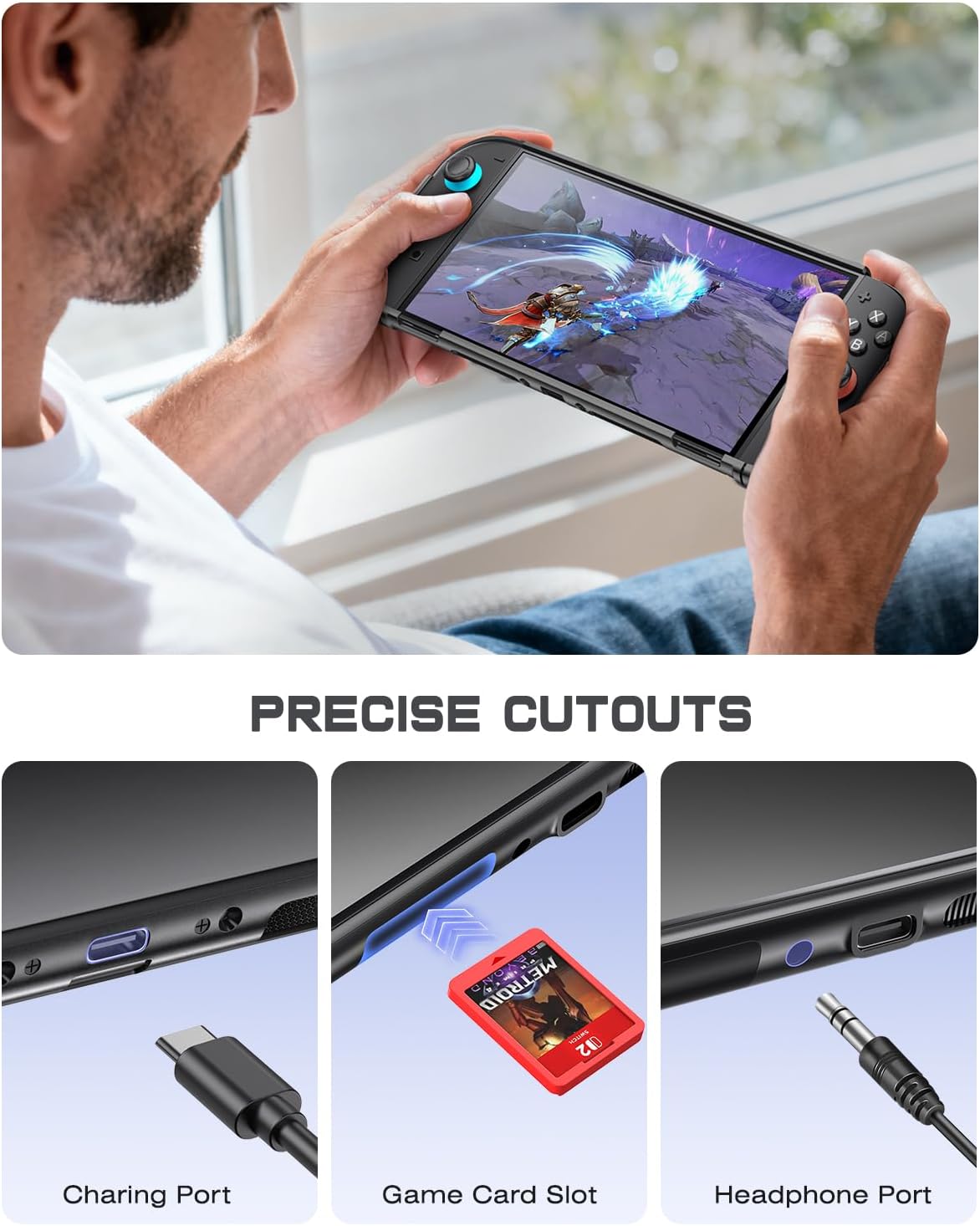 Thumbnail 6 de Nintendo Switch 2 Schutzhülle, slim TPU Grip