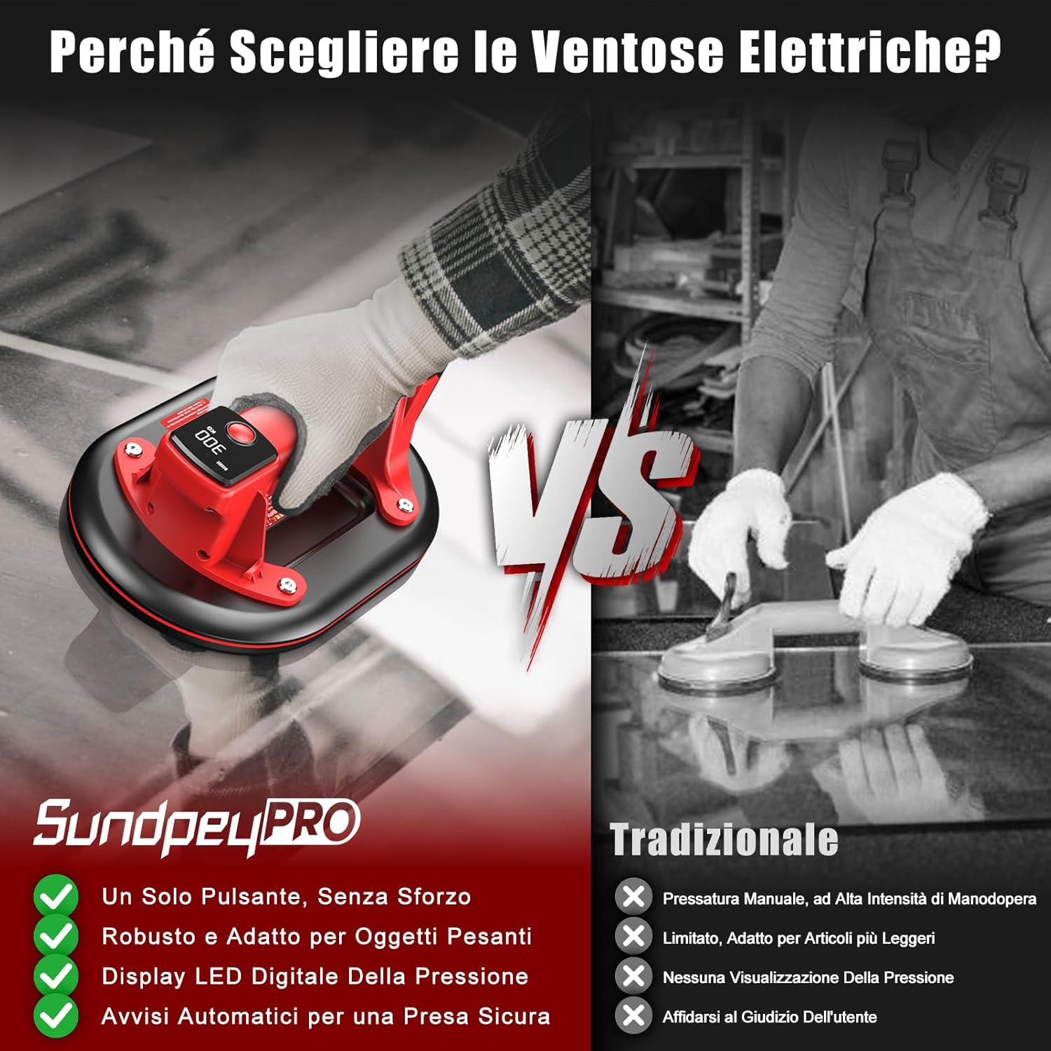 Thumbnail 3 de SundpeyPRO Ventosa per Piastrelle 10" 300KG
