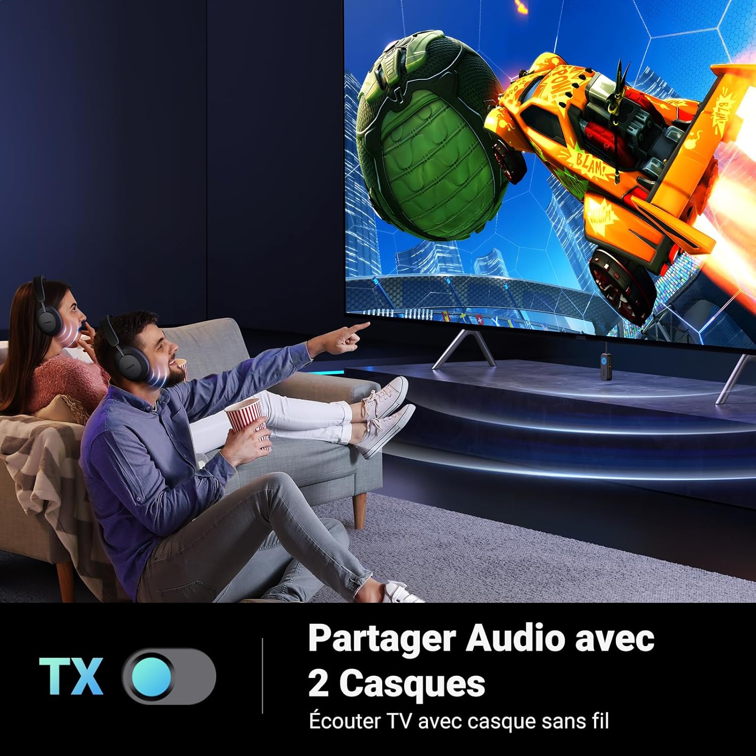 Detalle 1 de UGREEN Émetteur Bluetooth 5.2 pour TV
