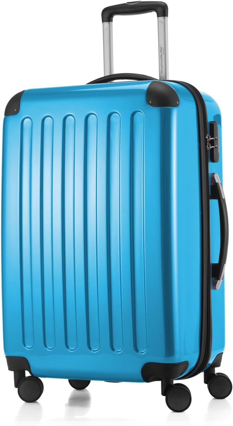 Detalle de HAUPTSTADTKOFFER Alex – Valise Moyenne Rigide 65 cm, 74 L, couleur Bleu Cyan