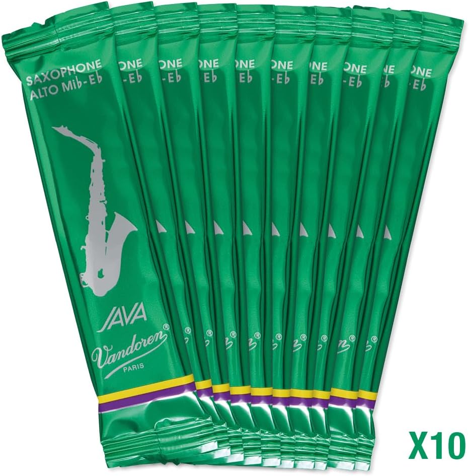 Detalle de Vandoren Java 2 1/2 altsaxofoonriet voor jazz en pop