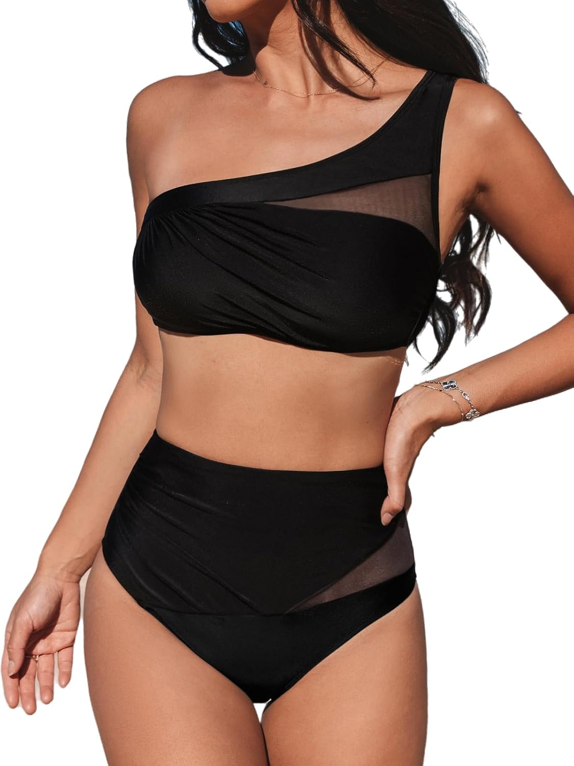 Detalle de CUPSHE Ensemble bikini deux pièces femme XL noir