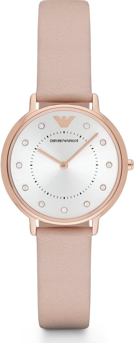 Thumbnail 4 de Montre Emporio Armani pour femme 32 mm à quartz à deux aiguilles avec bracelet cuir ou tissu