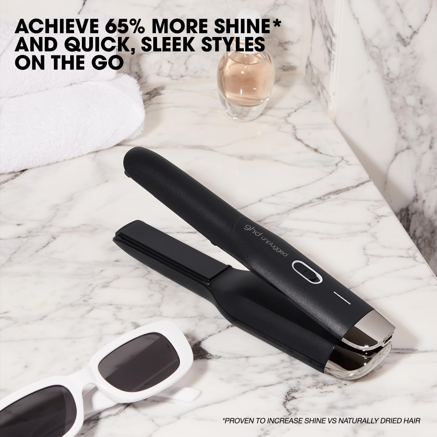 Thumbnail 6 de ghd Unplugged Cordless Hair Straightener: On‑the‑go styling with 65% more shine
