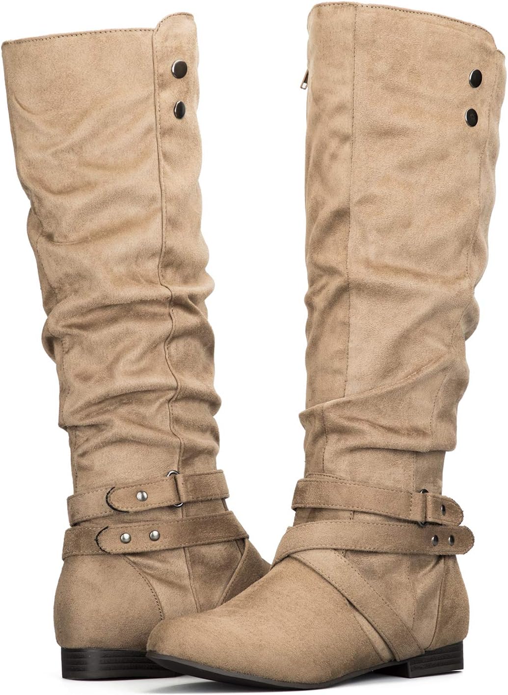 Detalle de mysoft Women's Knee-High Suede Boots