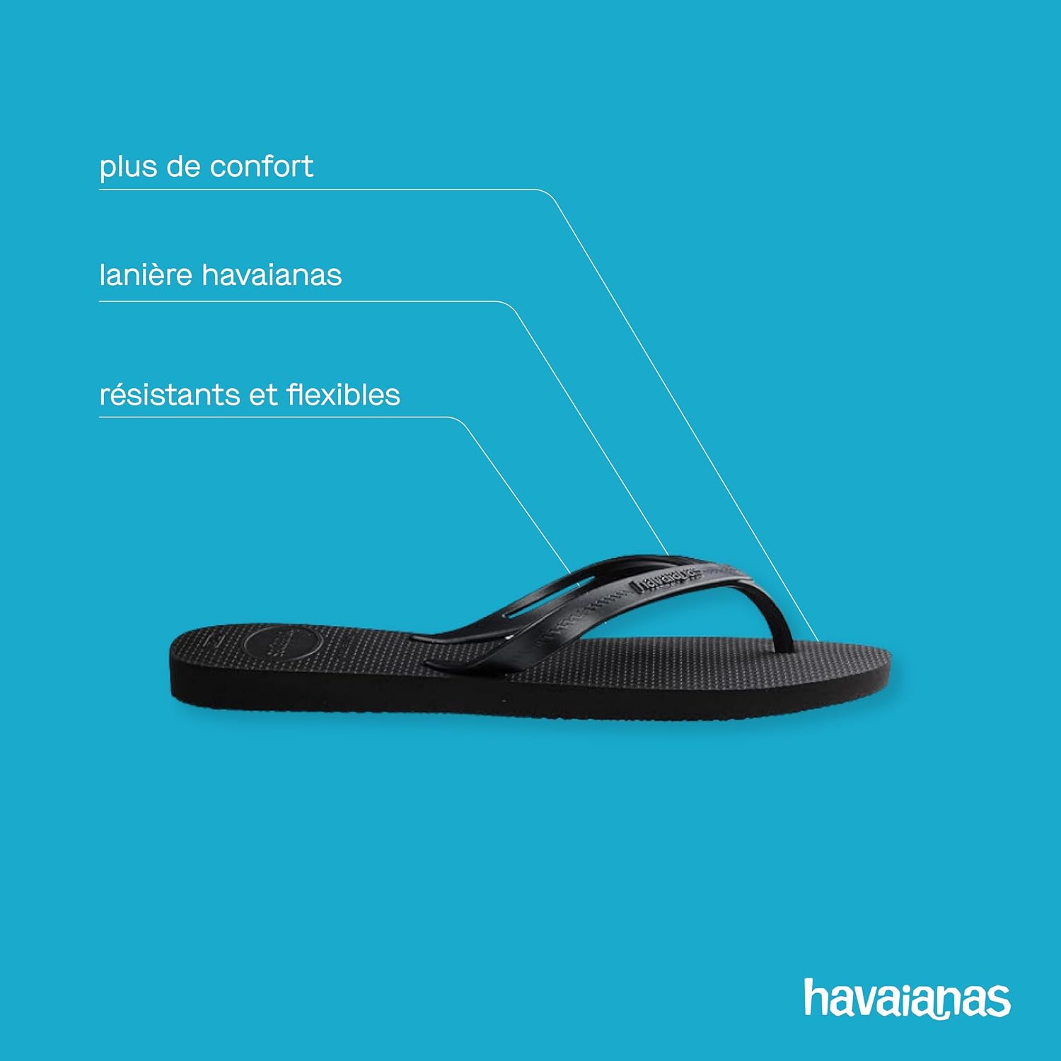 Detalle 2 de Havaianas Elegance pour femme : tongs élégantes à semelle antidérapante
