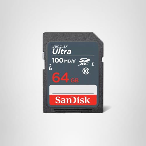 Detalle 2 de SanDisk 64GB Ultra SDXC UHS-I Memory Card (100MB/s, C10, U1) — Full HD Ready