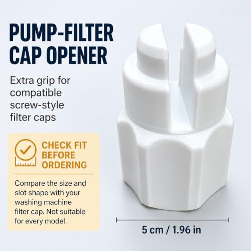 Thumbnail 2 de Washing Machine Filter Drain Tray 3-Piece Set for Front-Load Washers – White
