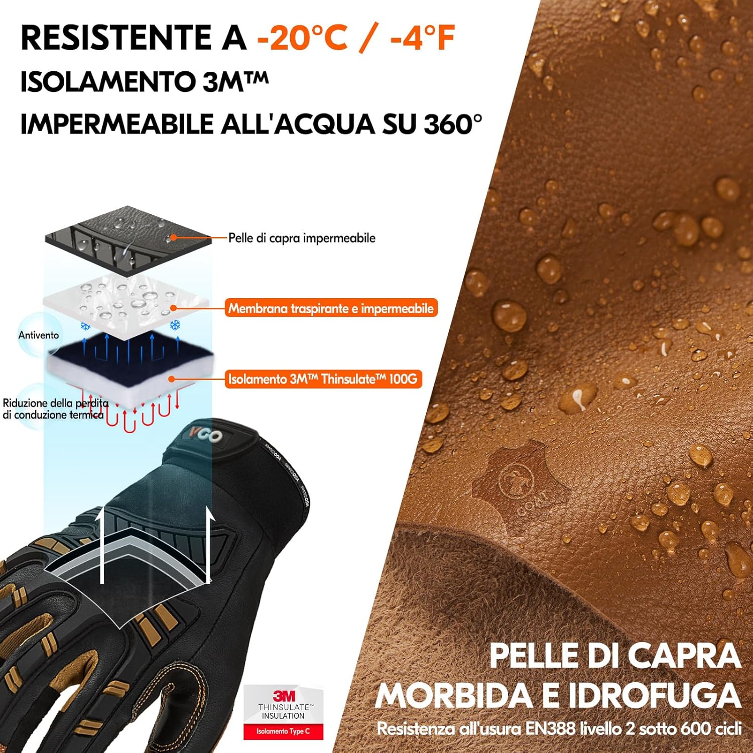 Thumbnail 1 de Vgo... Guanti da lavoro −20°C 🧤