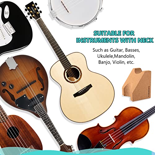 Thumbnail 6 de COENGWO Guitar Neck Rest: 2-in-1 Cork Cradle for A Stable, Gentle Setup