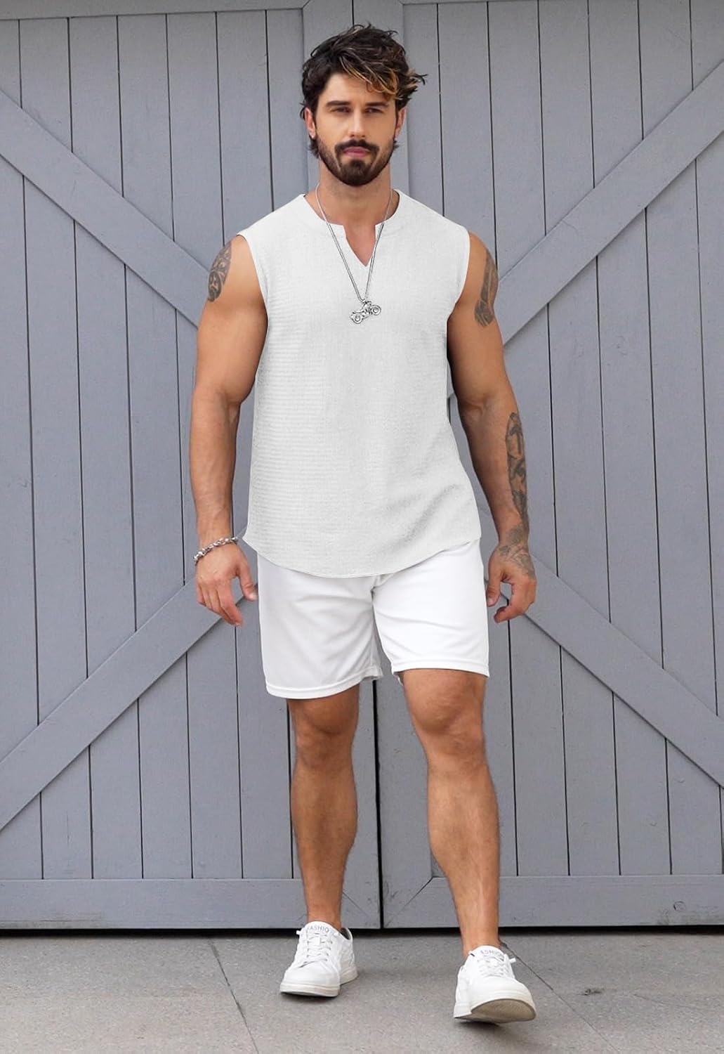 Thumbnail 2 de MLANM Men's Vests Athletic Tank Top