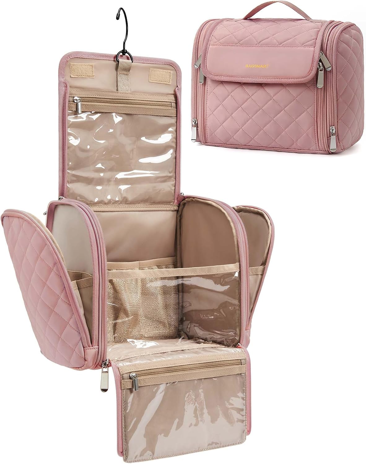 Thumbnail 1 de BAGSMART Makeup Bag Large Hanging Organizer