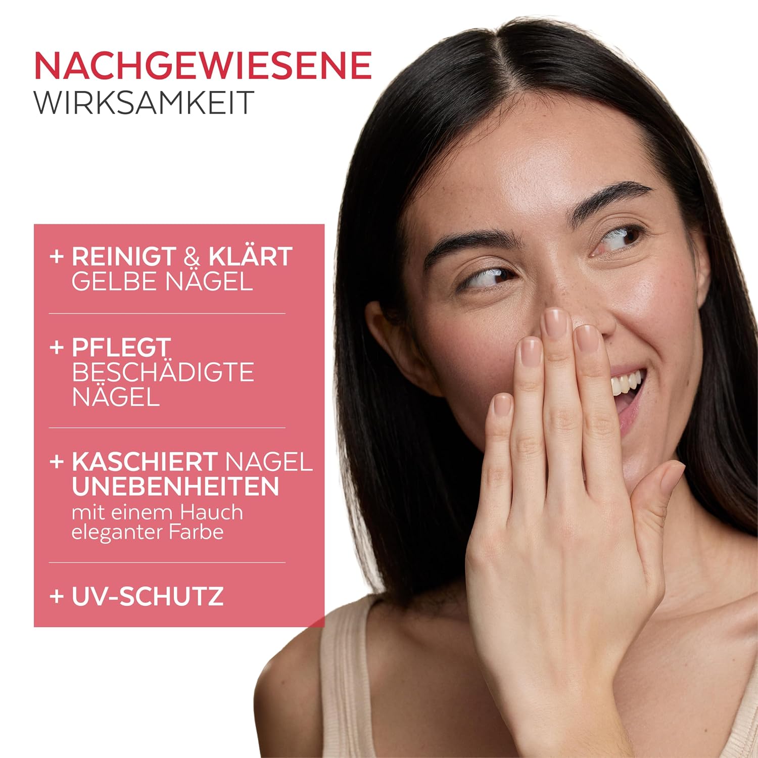 Detalle 2 de PODERM Nagelpilz Nagellack Beige (8 ml) – antimykotisch mit Teebaum, Silizium & Biotin