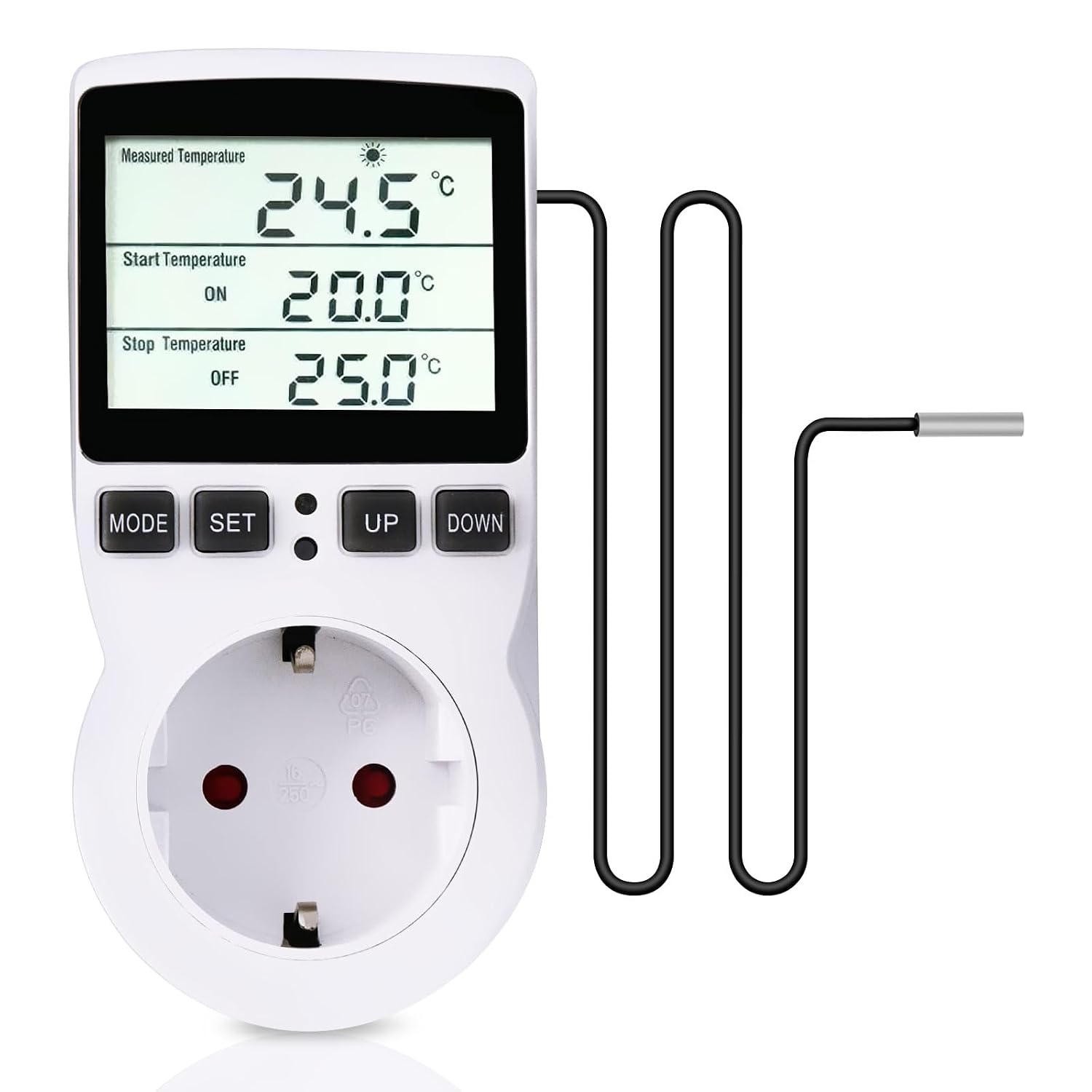 Detalle de Pixelure Regolatore di temperatura digitale thermostaat met lcd en timer